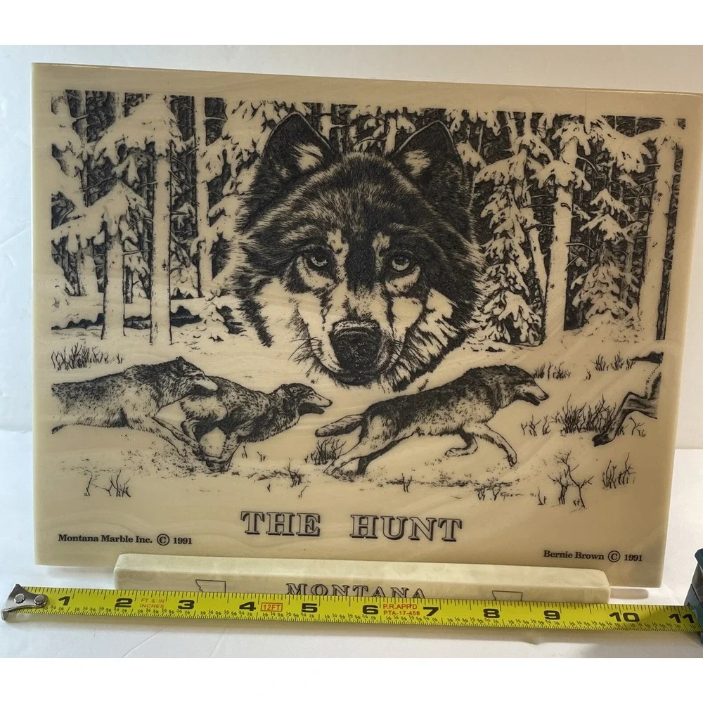 Vintage 1991 Bernie Brown Montana Marble‎ Inc. 